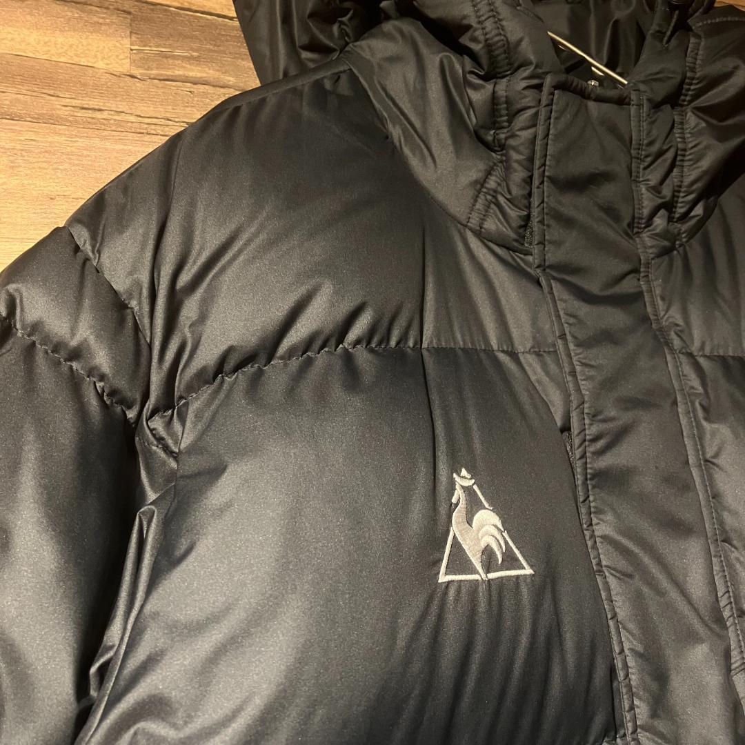 le coq ルコック　ベンチコート　ダウン80%　黒/フード　サイズM