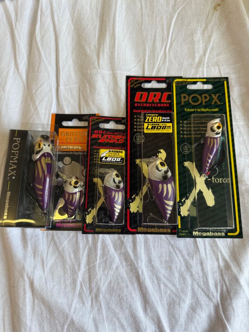 【VIP限定】Megabass 紫だるま　ダルマ　メガバス　フルセット