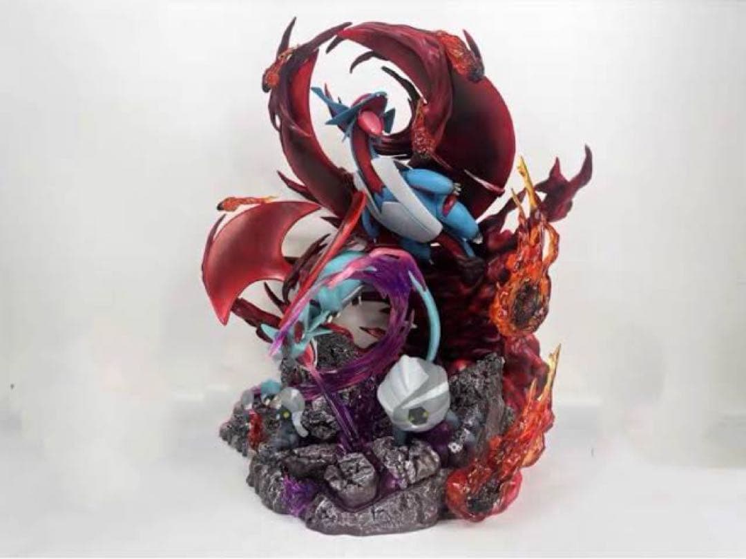 ポケモン フィギュア ボーマンダ ドラゴンタイプ ジオラマ 海外製 全長36cm