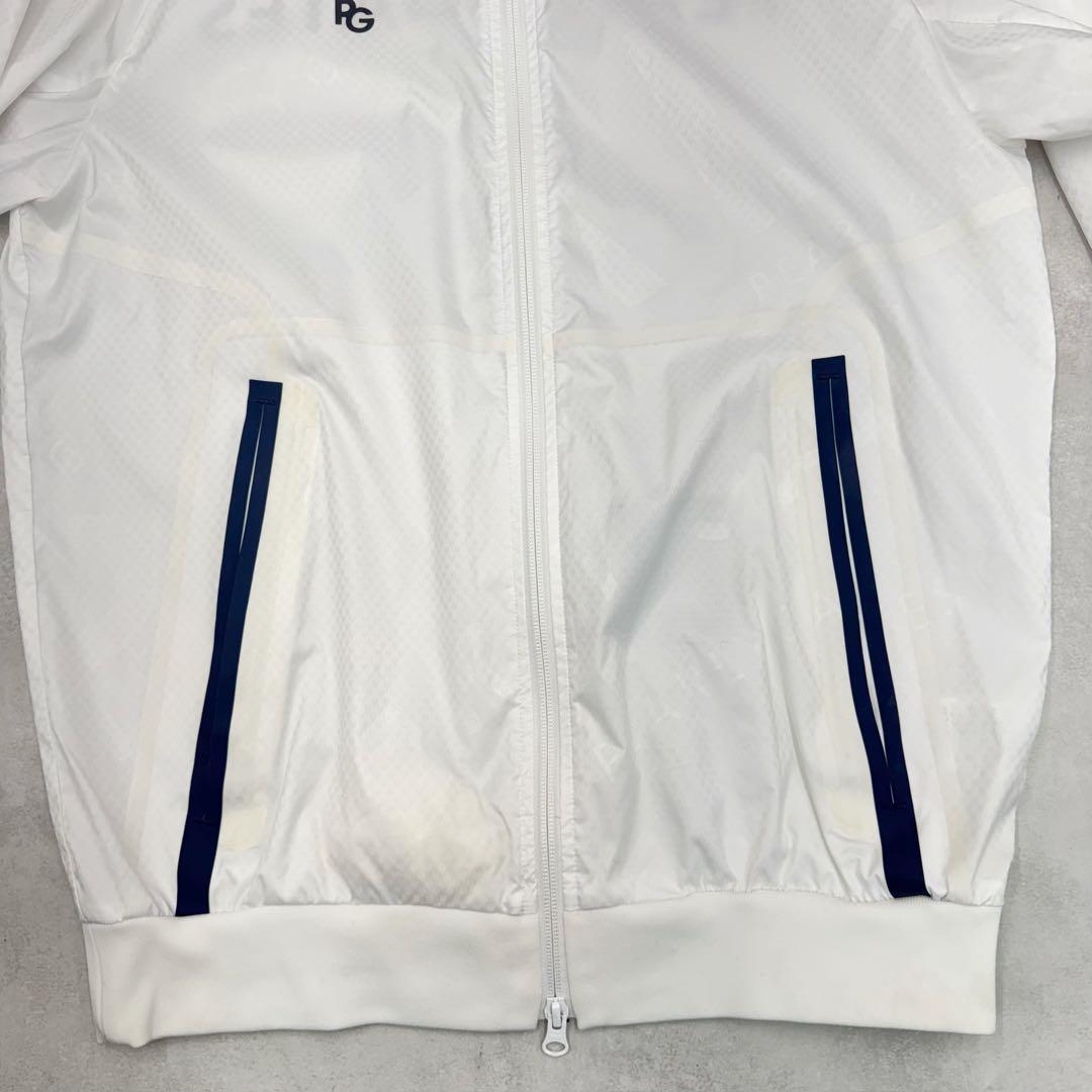 パーリーゲイツ　ナイロンジャケット　ホワイト　ゴルフウェア