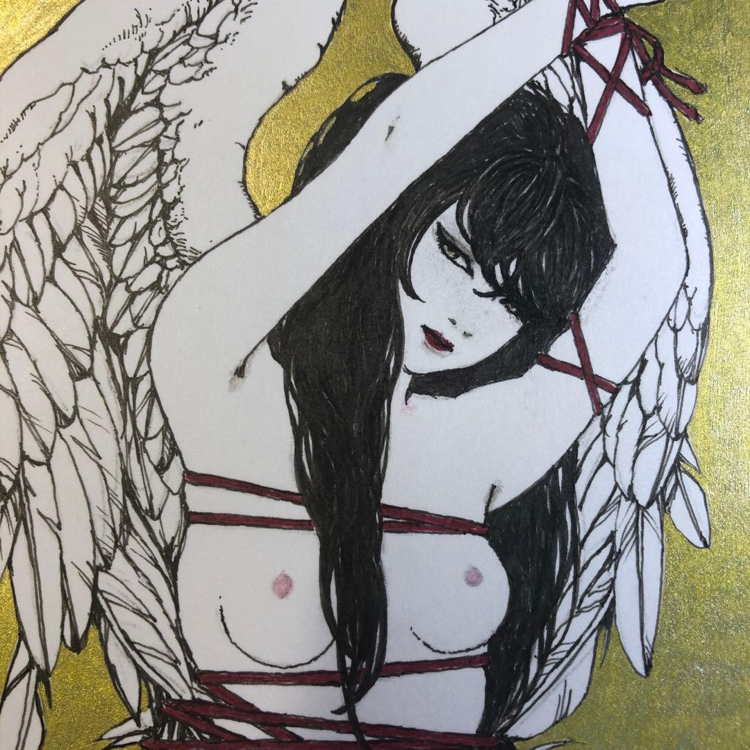 Bondage Angel 緊縛天使　【肉筆絵画】