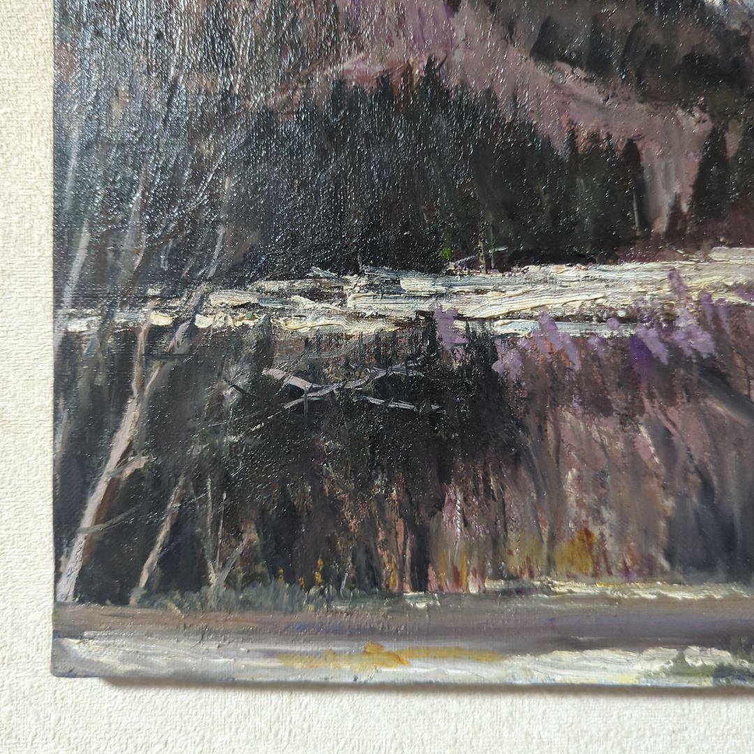 F6号油彩画（額縁なし)No.55