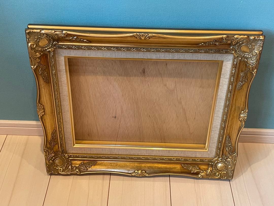 ゴールド色彩額縁（アンティーク風）絵画用　外形約38.0cm×約47.0cm