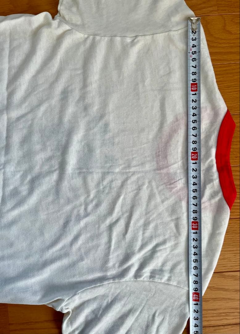 80's MADE IN U.S.A 13starリンガーTee 裾シングル