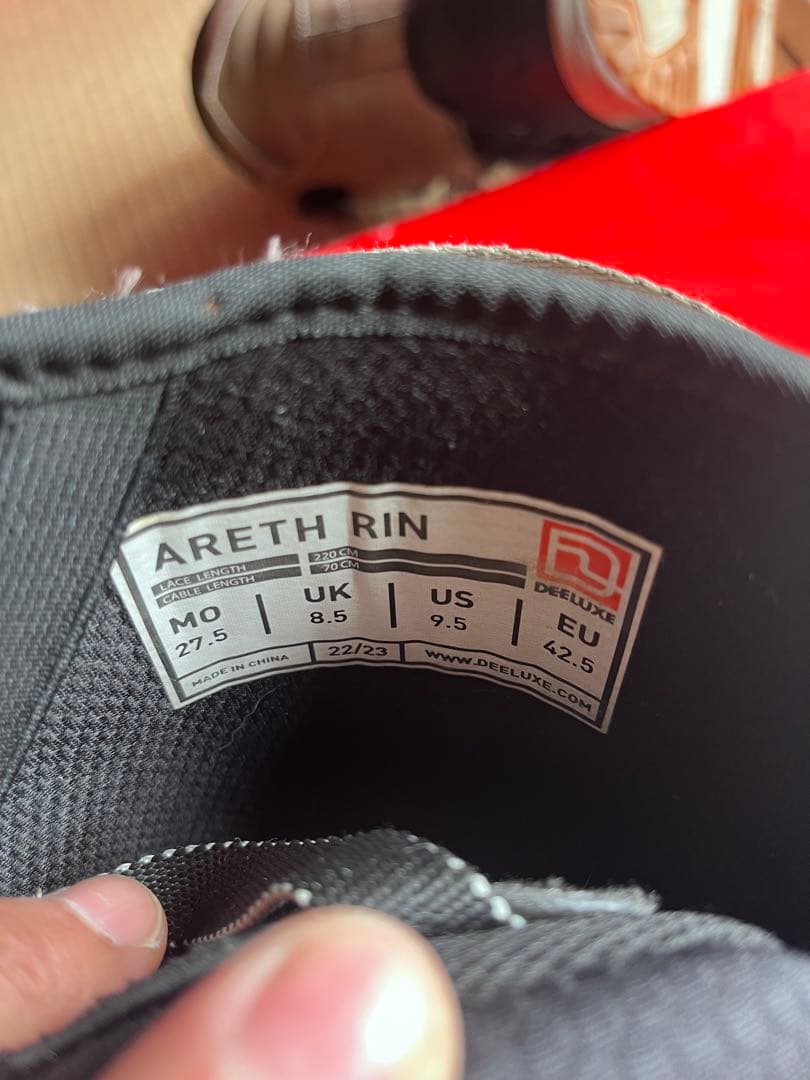 雪*主様 ARETH RIN スノーボードブーツ 27.5 DESERT