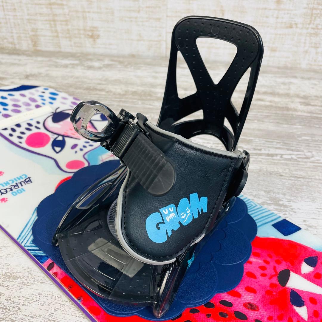 Burton チクレット100&ビンディング&ブーツ　キッズ　スノーボードセット