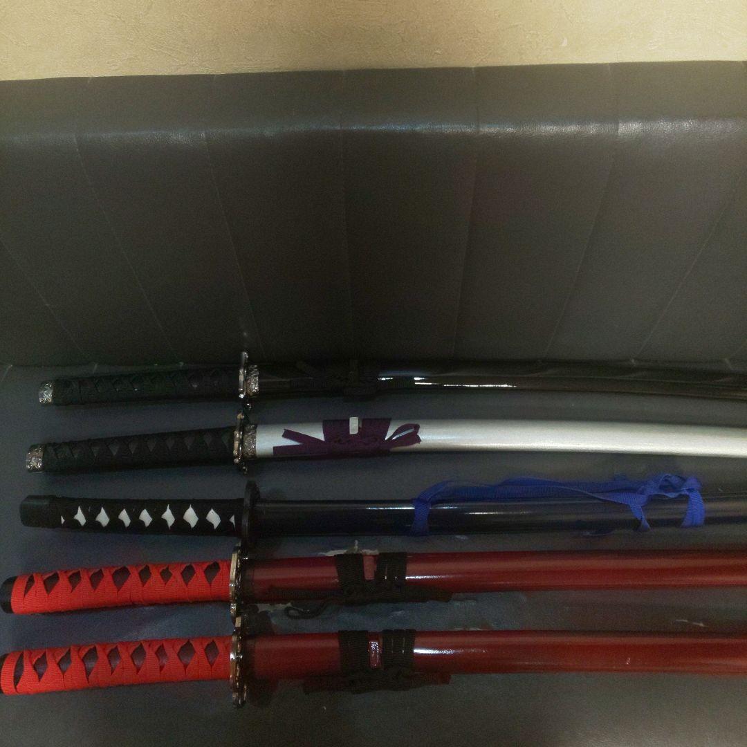 はづ。未使用品。木製 プライズ日本刀 ５本まとめ売り