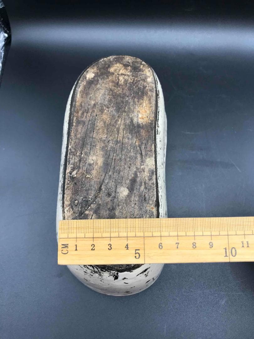 中国骨董　宋時代　磁州窯真珠蓮池紋枕　旧家蔵出し(B-3)