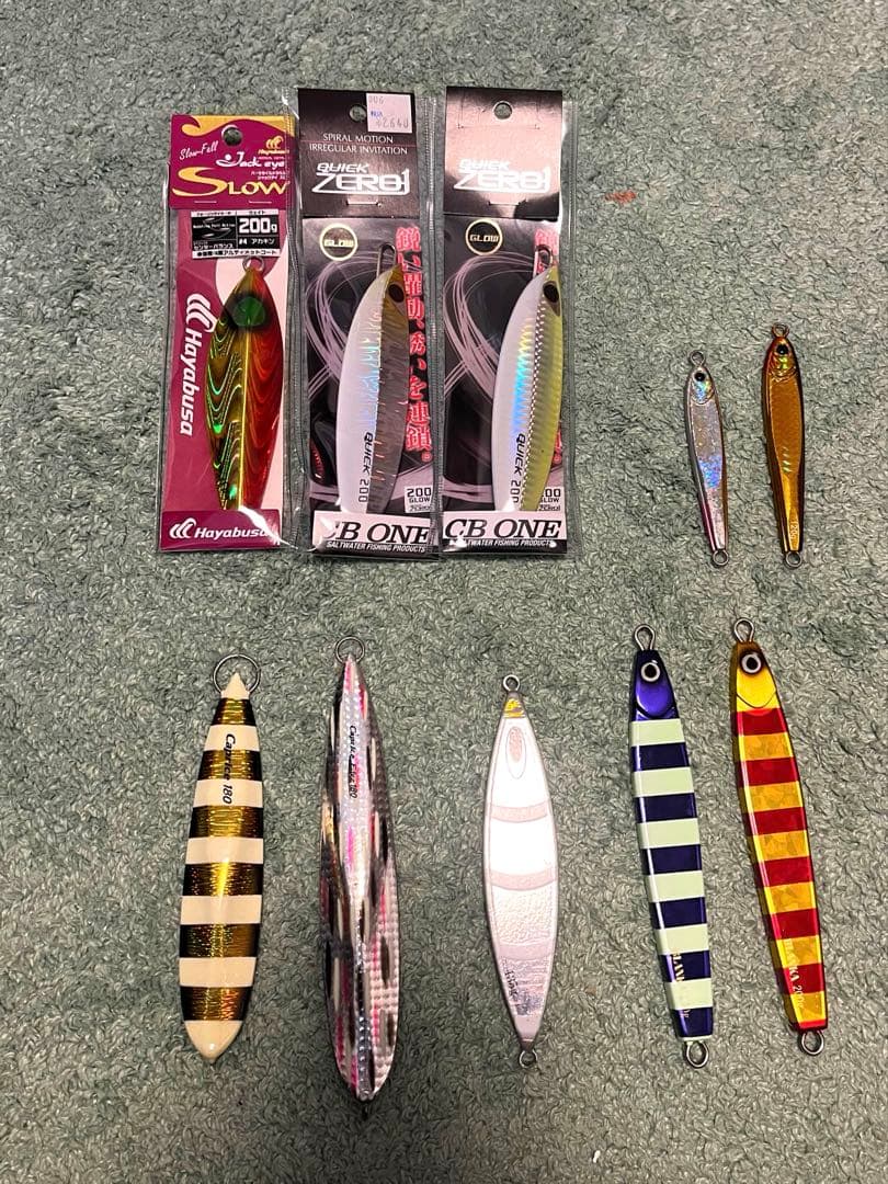 クイックゼロワン　tgベイト スロージギング　タチウオ
