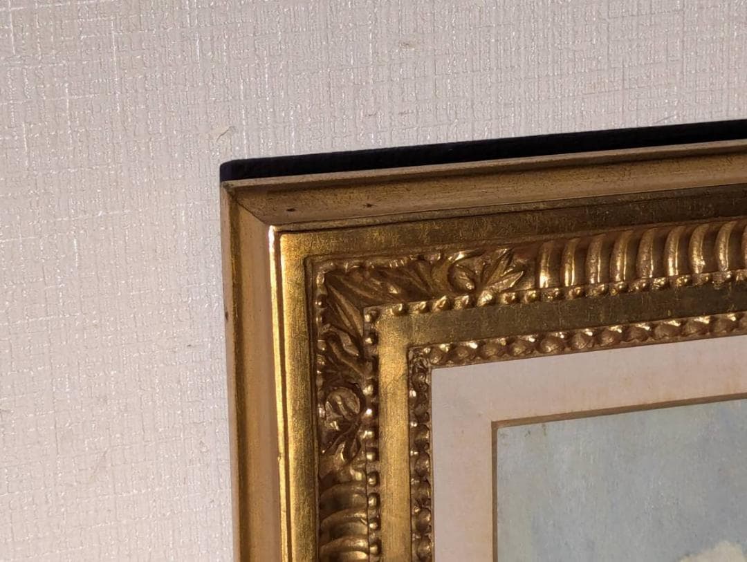 【真作】絵画　境保博　油彩6号　カトレア　優美な静物画　箱入　Y151