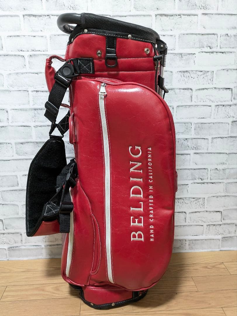 専用★ベルディング　キャディバック　スタンド式　レッド　赤