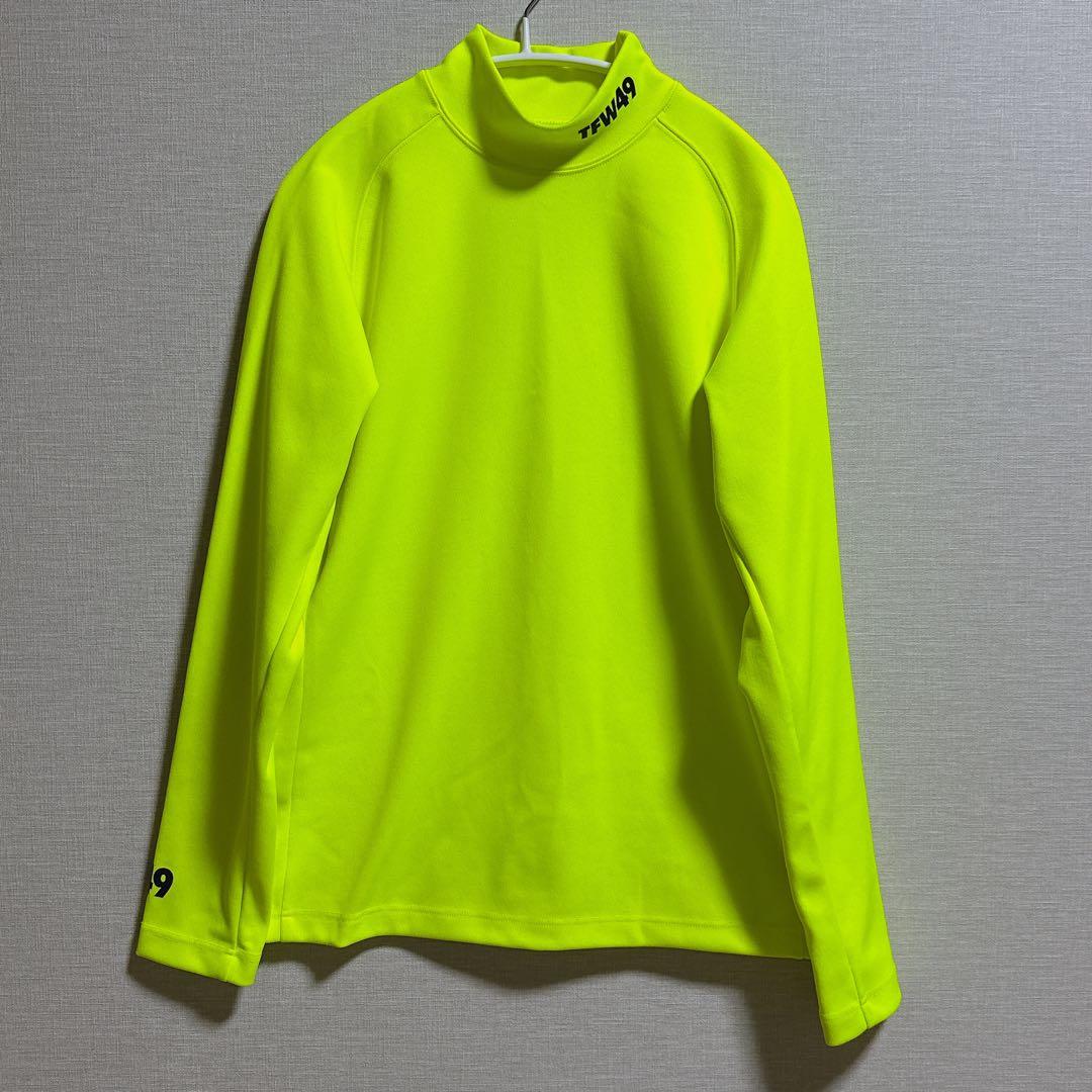 TFW49 モックネック 長袖 裏起毛トップス L ゴルフウェア
