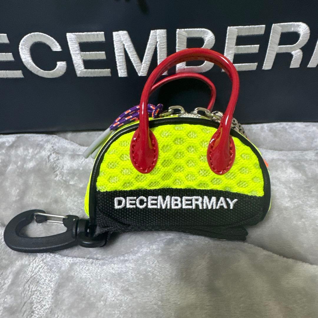 最終価格　新品　DECEMBERMAY イエロー ゴルフバッグ　ポーチ　タオル