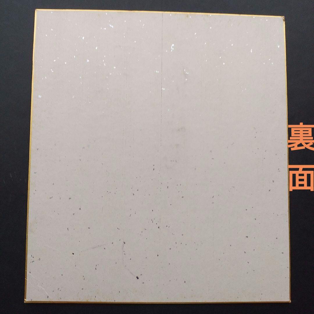 樋口可南子直筆サイン・顔写真入り色紙　昭和レトロ