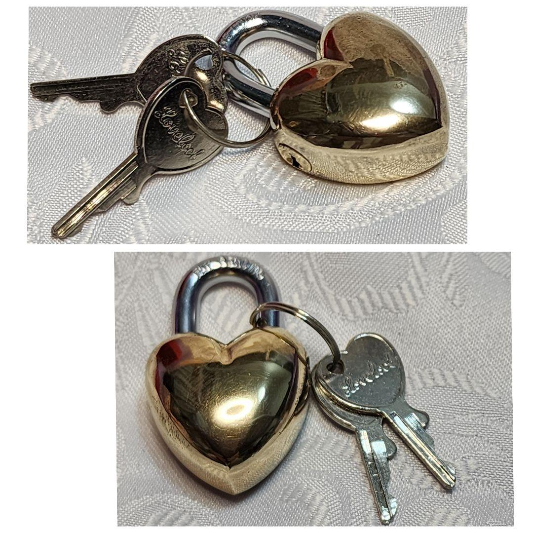 LOVE LOCK　ラブロック　ヴィンテージ　南京錠　 真鍮　アンティーク　希少