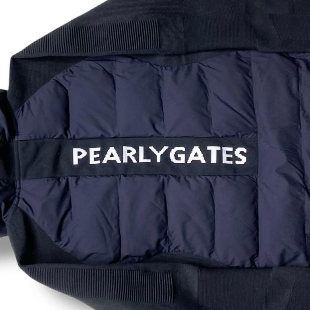 【美品】PEARLY GATES ロゴ ダウン アウター 中綿 ゴルフウェア