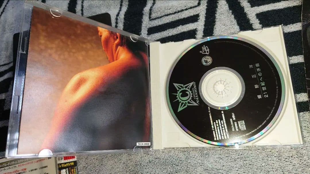 セット 蝶野正洋 デスクトップデコラ タオル フィギュア CD マウスパッド他