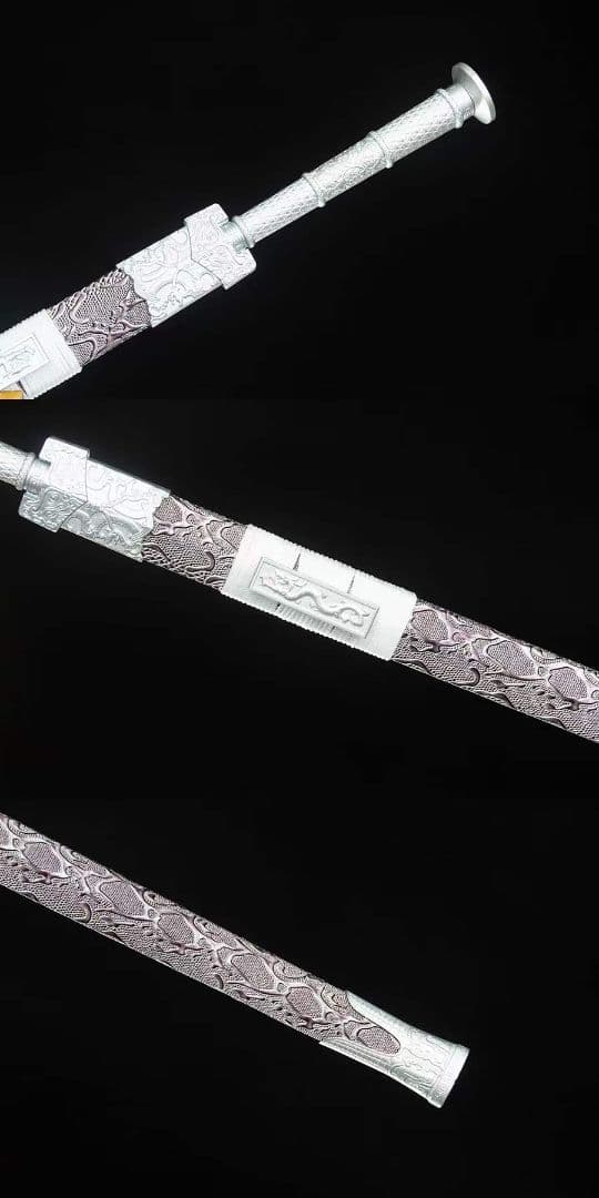 古兵器   武具　刀装具　日本刀　模造刀   居合刀 氷魂-紫閻漢剣 直刀