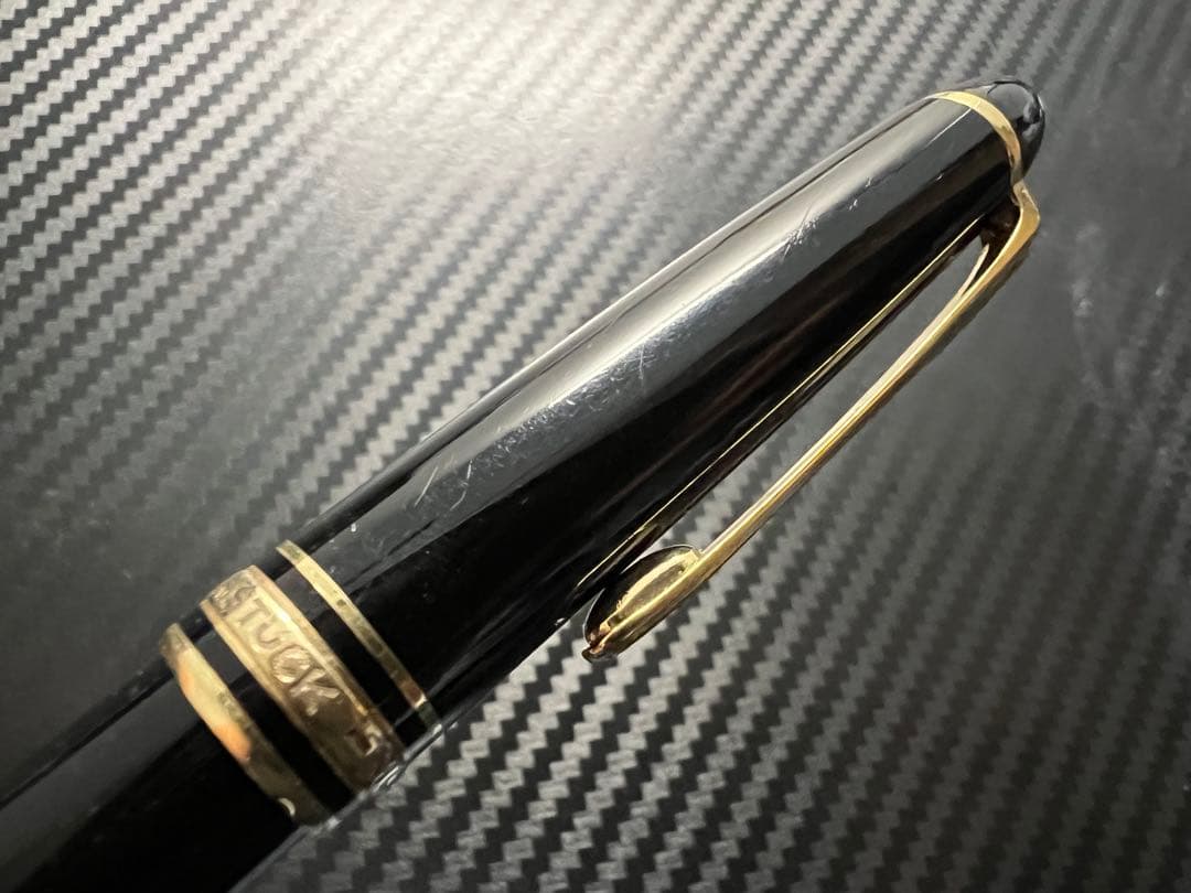 モンブラン 万年筆 美品 144 EF ブラック 全金
