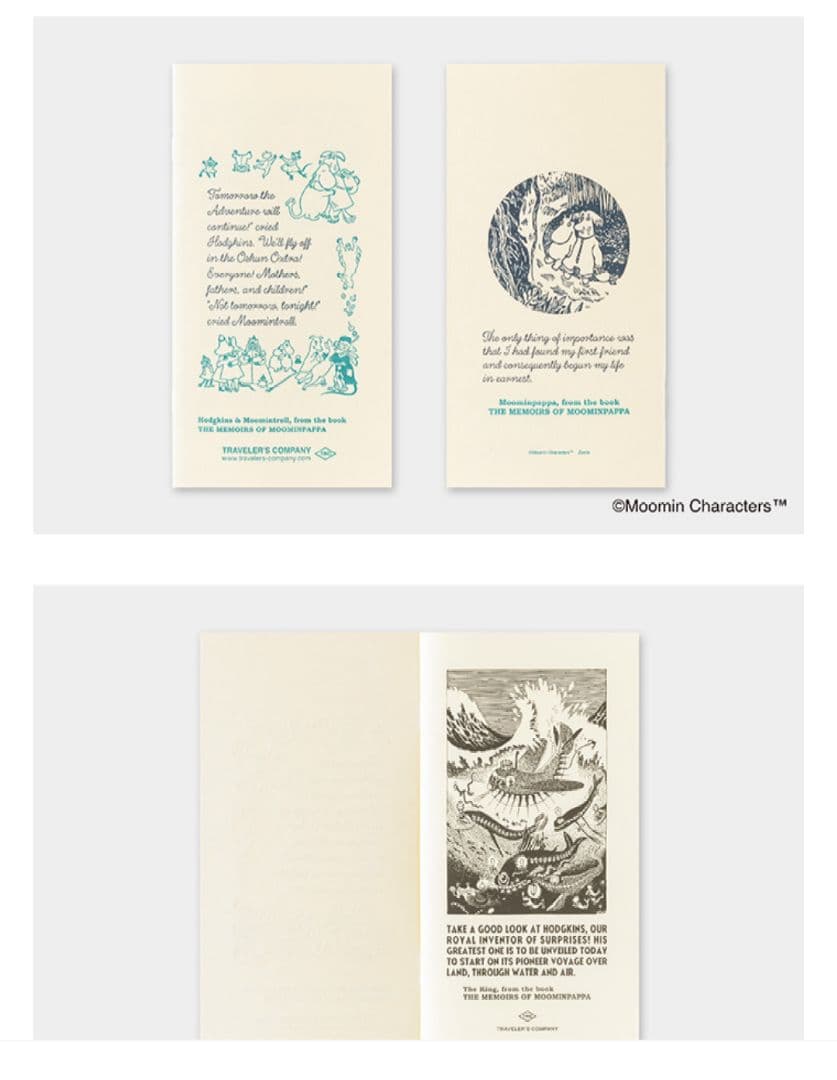【新品未開封】トラベラーズノート 限定セット MOOMIN パパの思い出