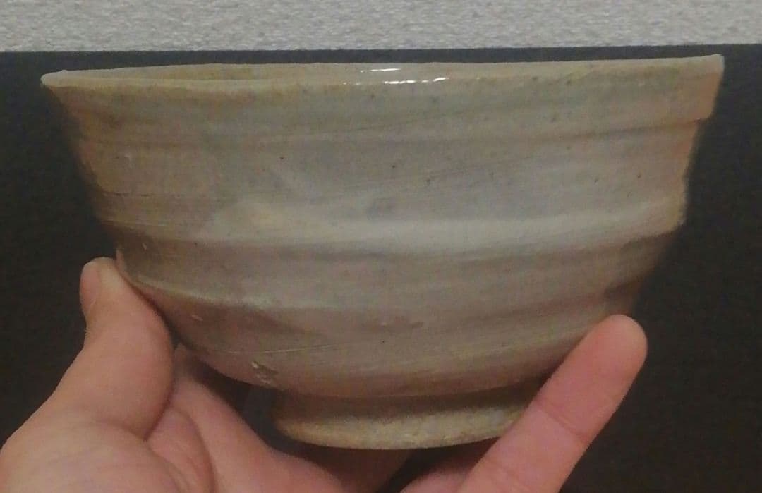 長岡空権作　楽山焼　茶碗　共箱　茶道具