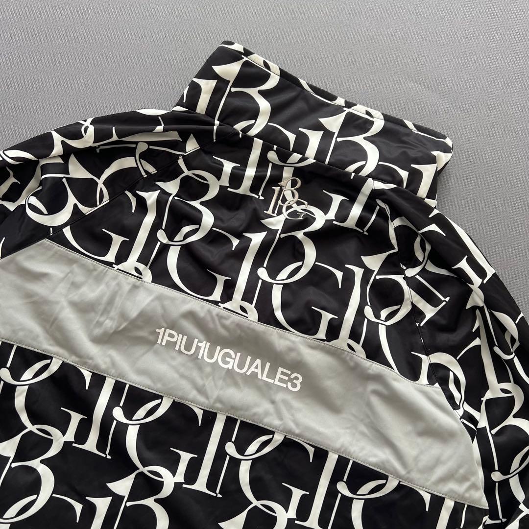 1piu1uguale3 GOLF ナイロンジャケット　総柄　ブルゾン　ゴルフ