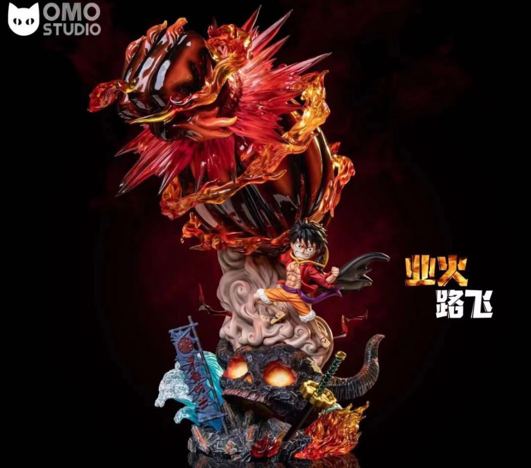ワンピース OMO 業火ルフィ ガレージキット ガレキ スタチュー フィギュア