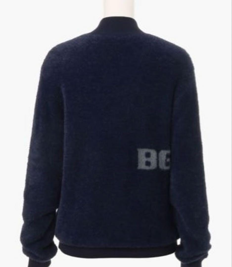 BRIEFING シャギーブルゾンネイビー M