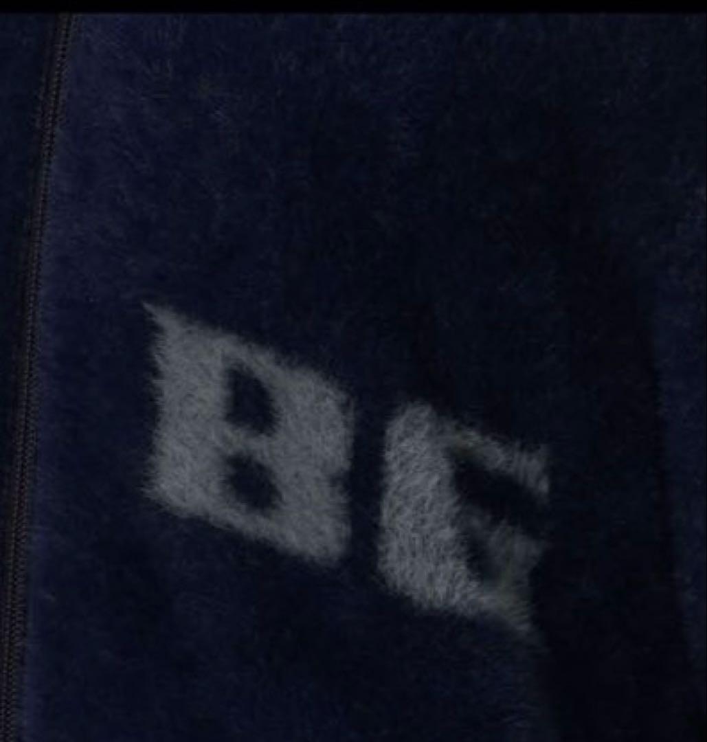 BRIEFING シャギーブルゾンネイビー M