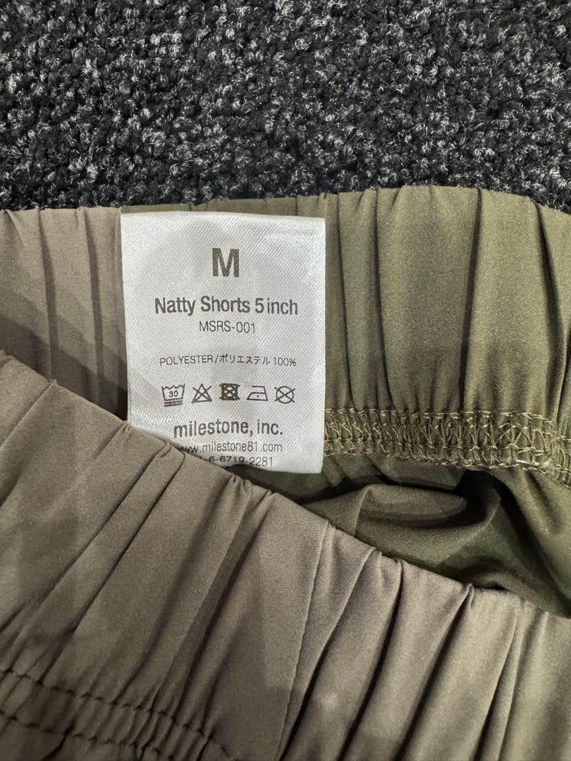 マイルストーンNatty Shorts 5_inch ランニングショーツ