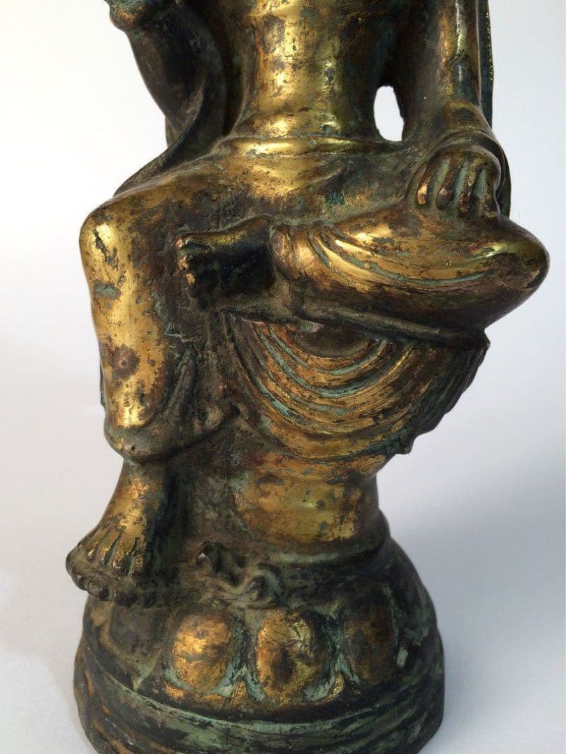 『新羅仏 』弥勒菩薩 (半跏思惟座像　李朝　朝鮮美術　仏教美術)