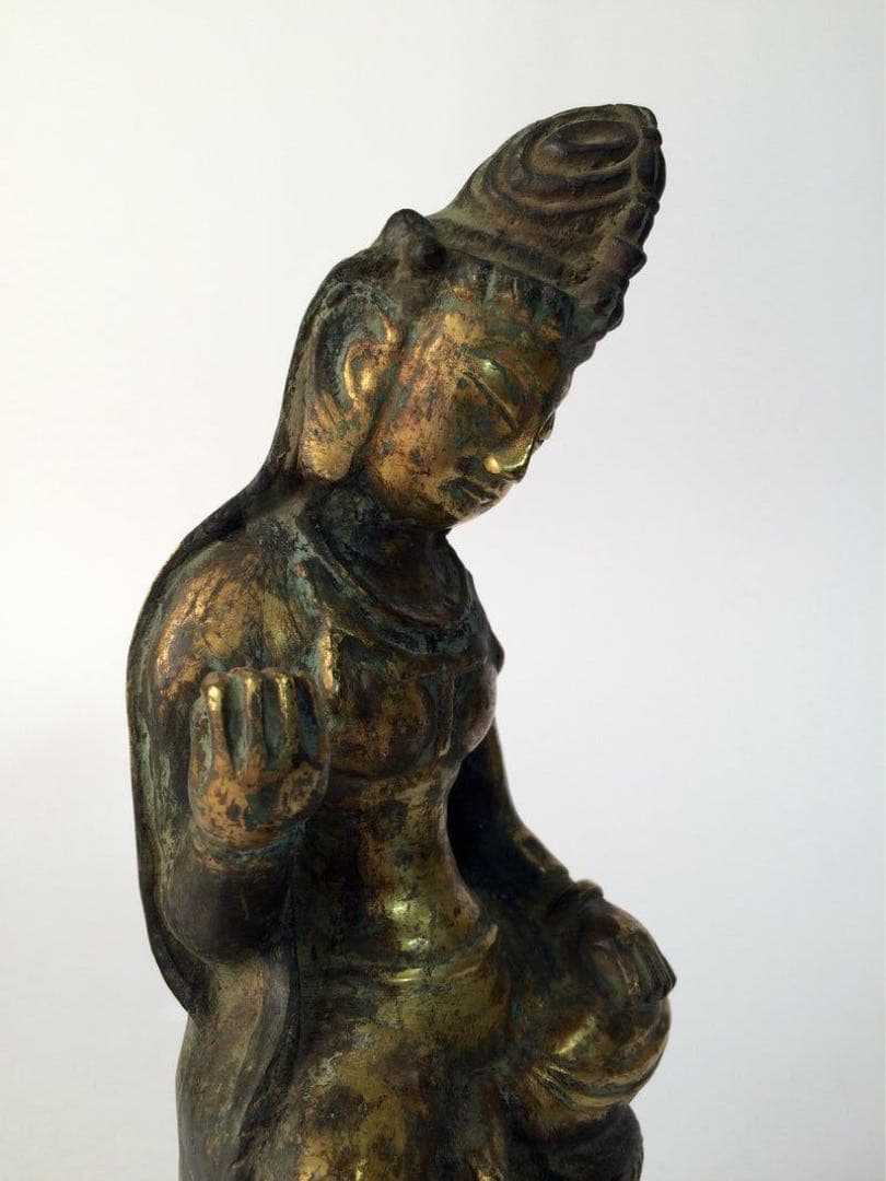 『新羅仏 』弥勒菩薩 (半跏思惟座像　李朝　朝鮮美術　仏教美術)