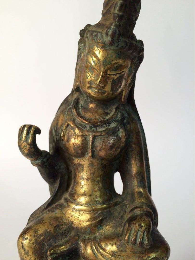 『新羅仏 』弥勒菩薩 (半跏思惟座像　李朝　朝鮮美術　仏教美術)