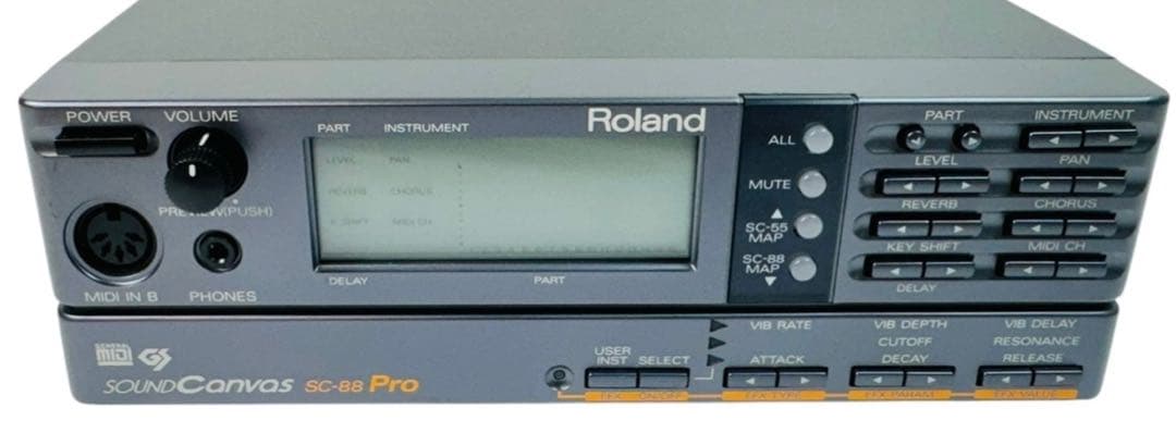 ローランド SOUND Canvas MIDI 音源モジュール SC-88Pro