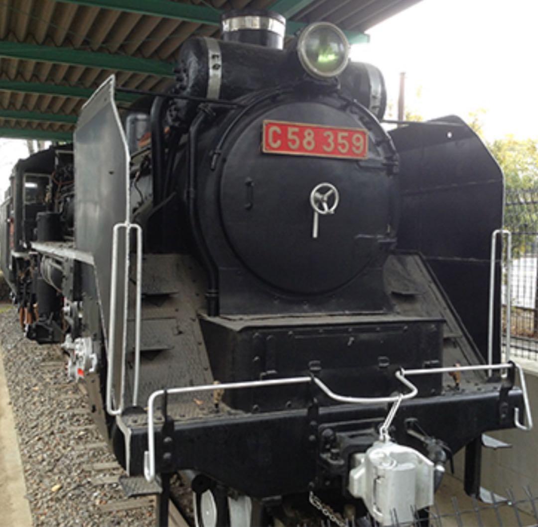 蒸気機関車　C58 359 ナンバープレート　実寸大レプリカ