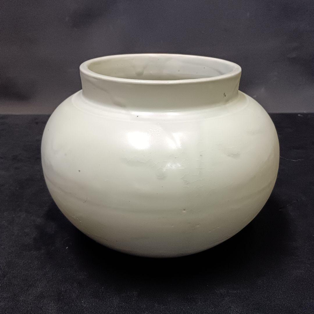 朝鮮白磁 丸型壺