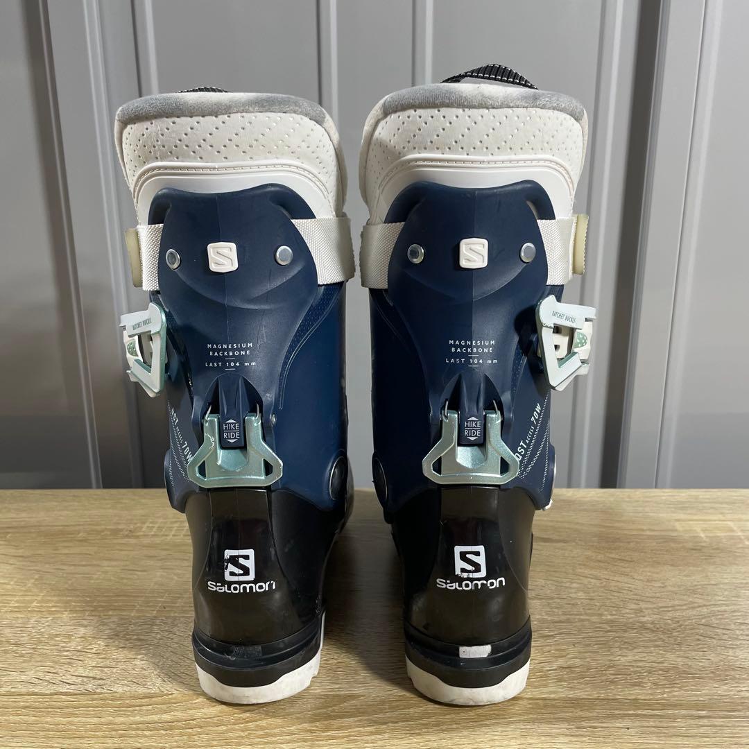 VOLKL151cm SALOMON24/24.5cmストック付きスキーセット