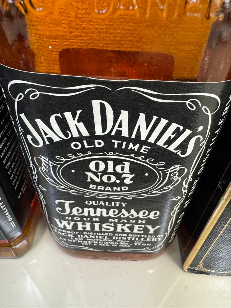 ジャックダニエルブラックラベル 　オールドNo.7 2本セット ノベルティ