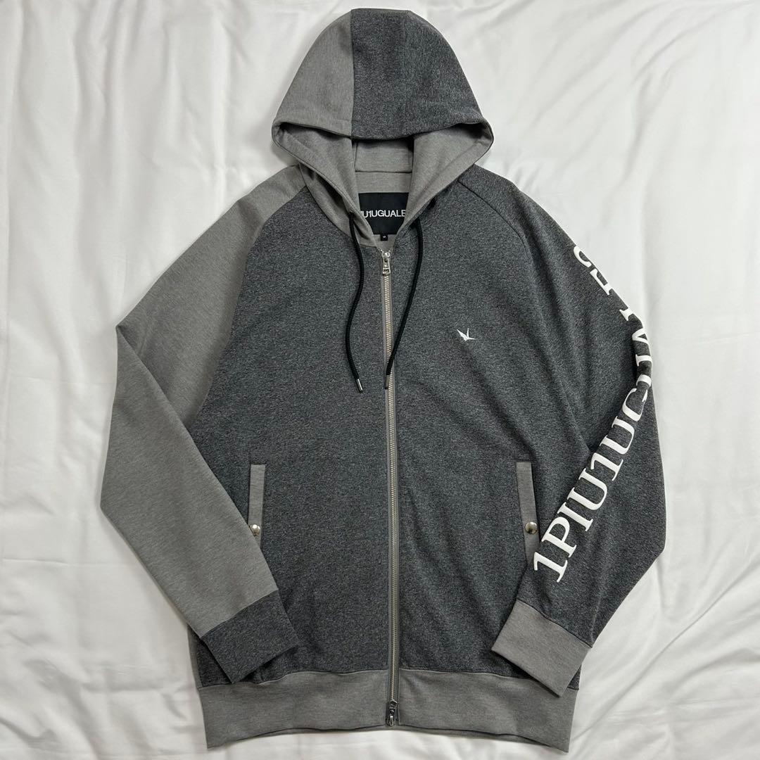 1piu1uguale3 セットアップ　ジャージ　切替　刺繍　ロゴワッペン　Ⅳ