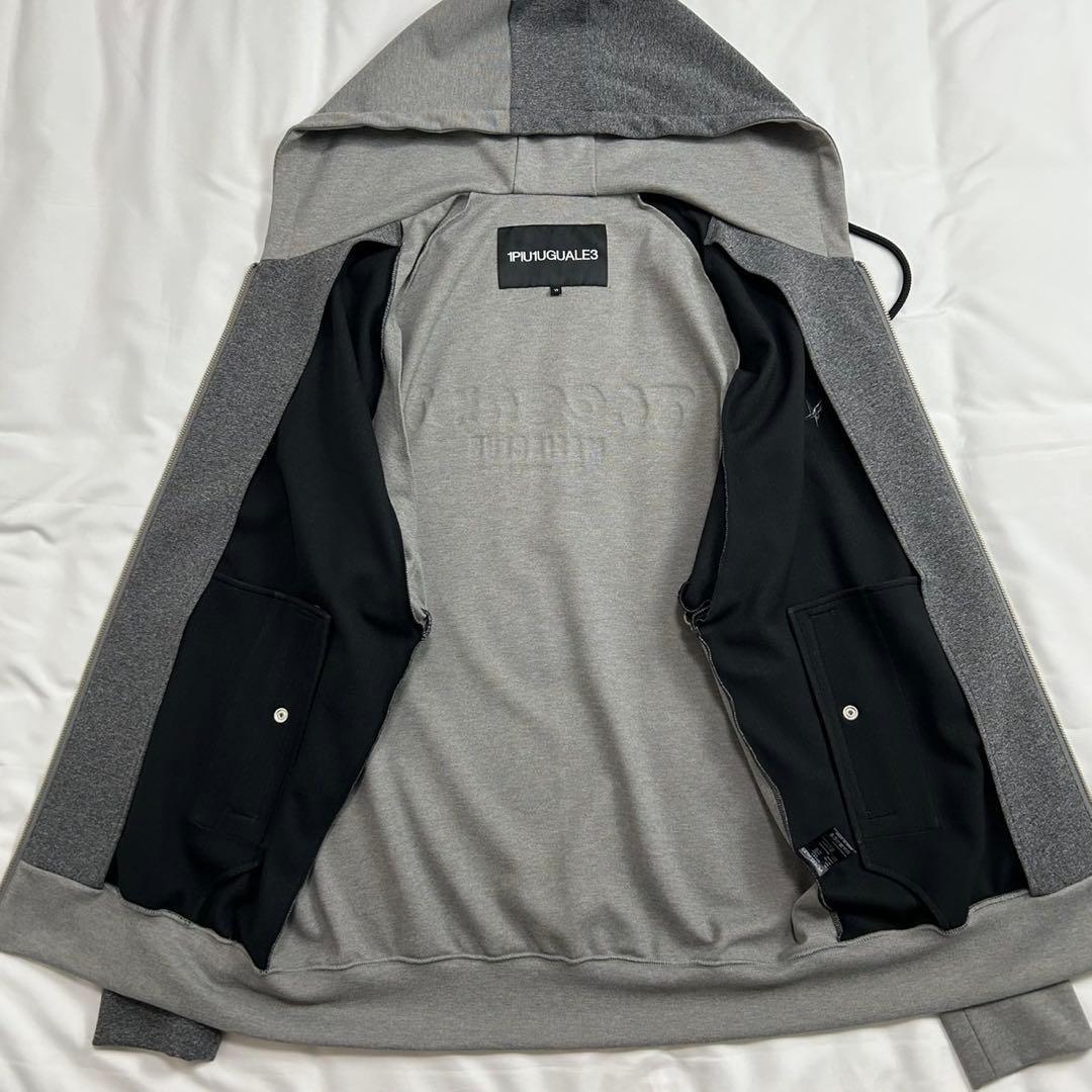 1piu1uguale3 セットアップ　ジャージ　切替　刺繍　ロゴワッペン　Ⅳ