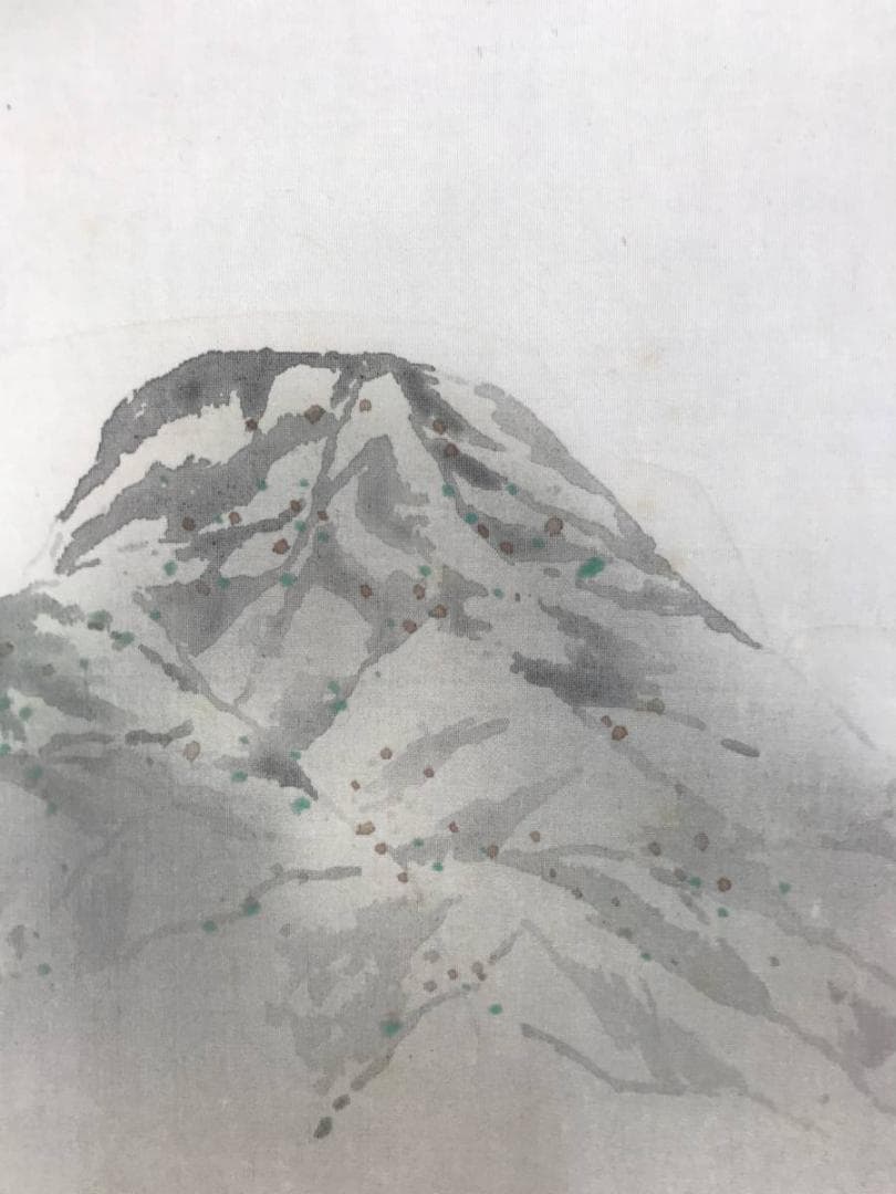 【真作】山東光風/早春田家図/山水図/梅花山水図/掛軸☆宝船☆AD-809