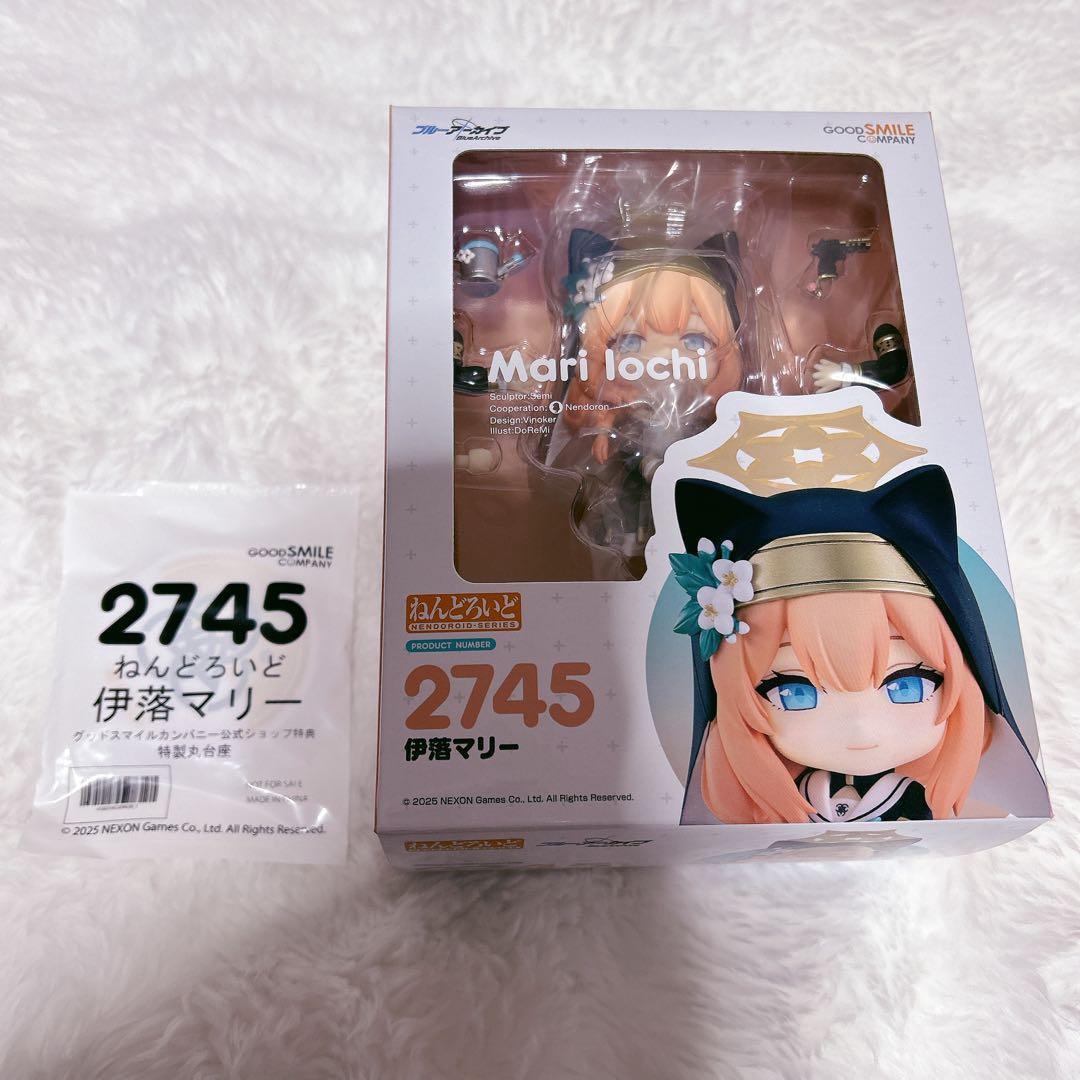 【新品未開封】ねんどろいど 伊落マリー グッスマ特典台座付き ブルアカ