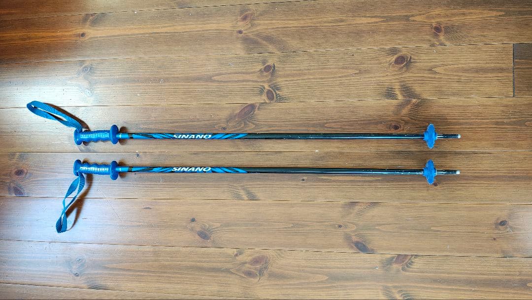 【110cm】Elan 子供用スキー&ストックセット（バインディング付き）