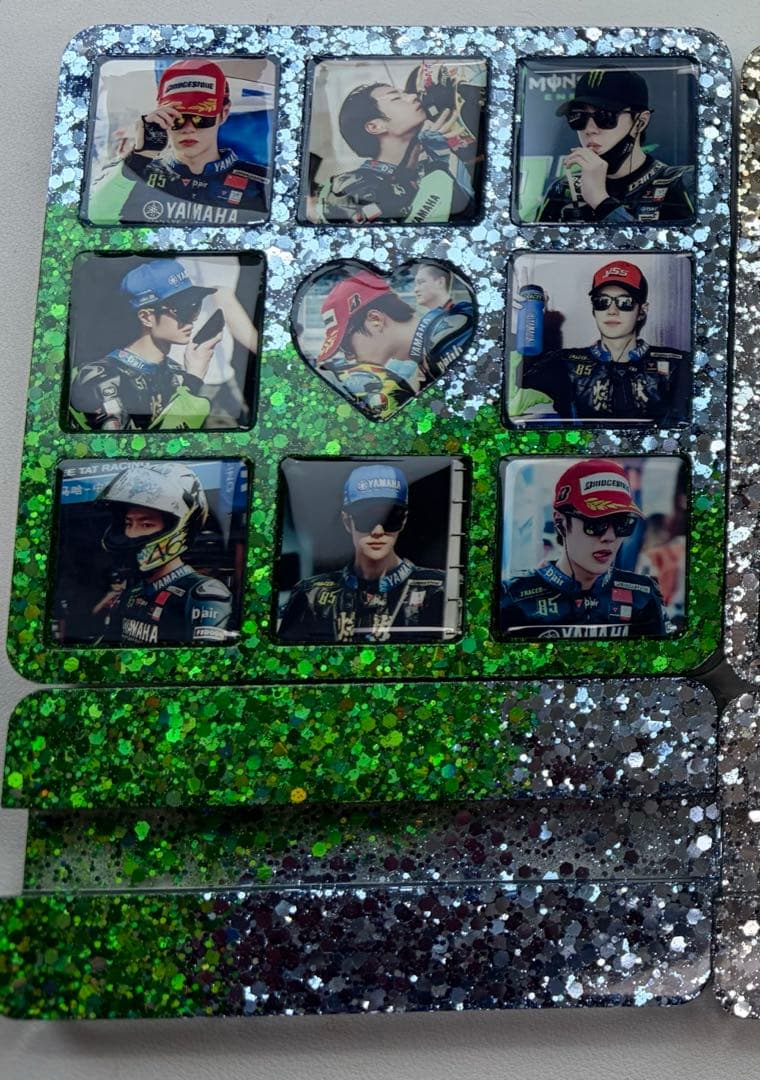 新作❣️王一博 2番スタジオ　新両面レジン九宫格玄関置物3点セット❣️確認用0201