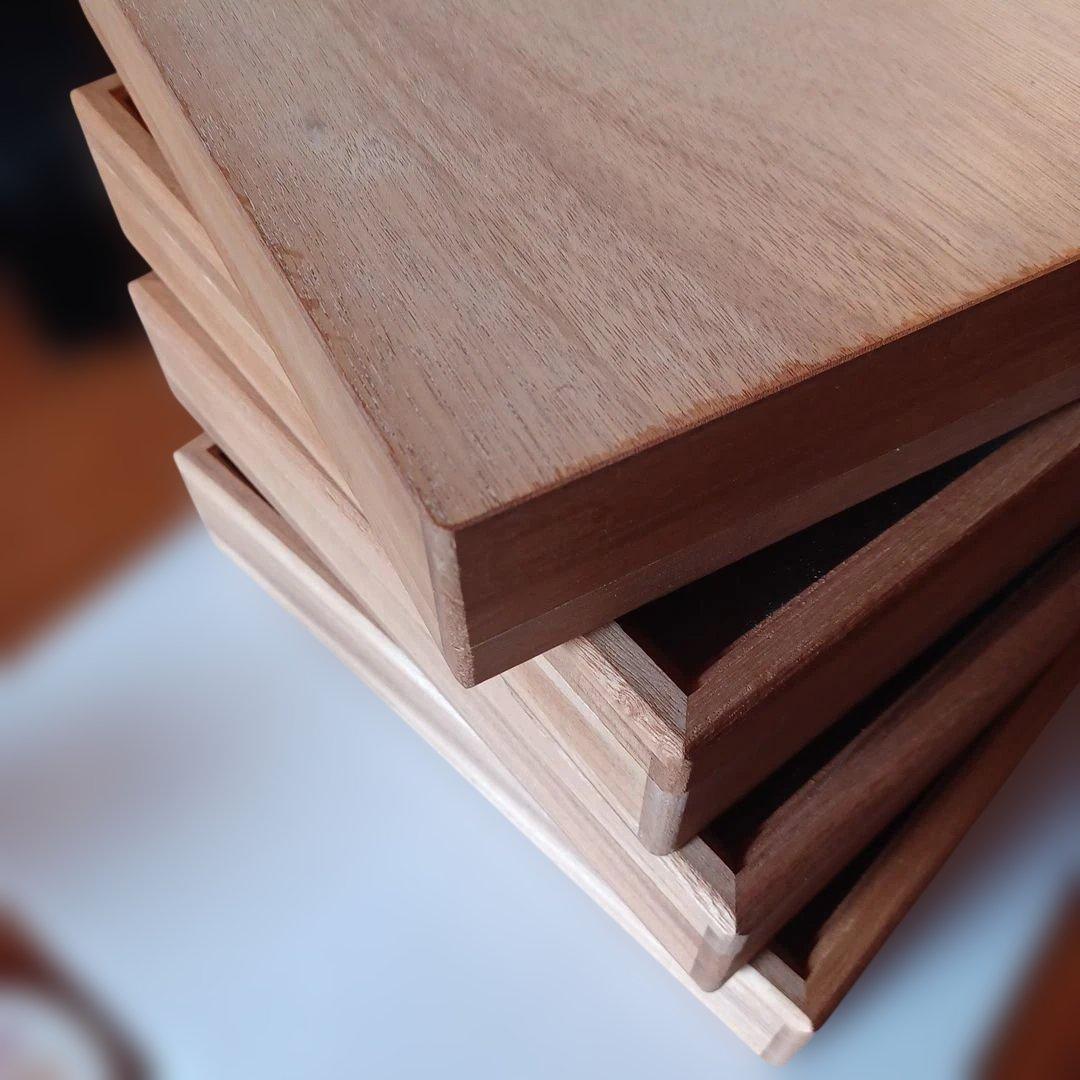 標本箱　印籠式桐箱　4個セット