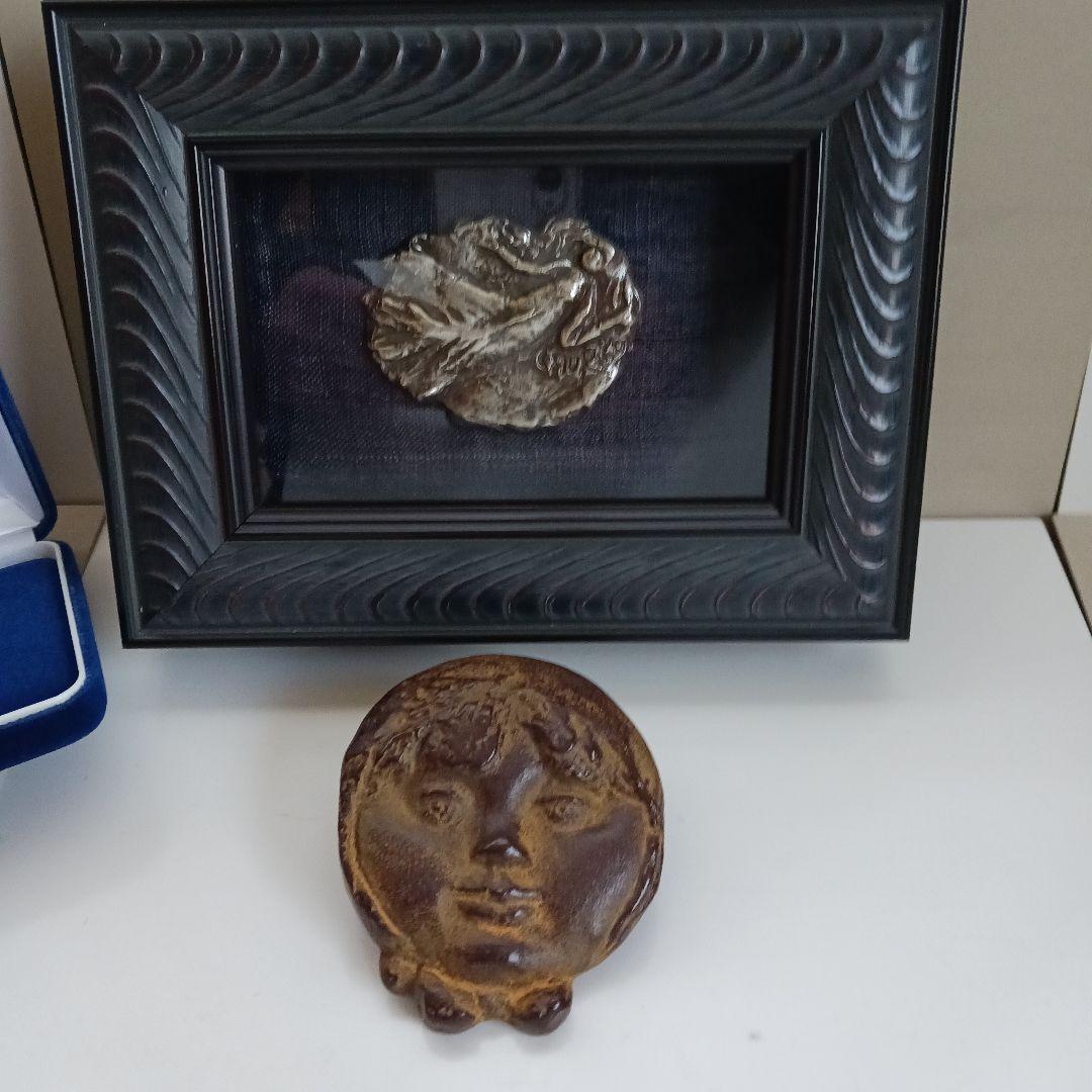 佐藤忠良　風韻　ブローチ　地の少女　ペーパーウェイト