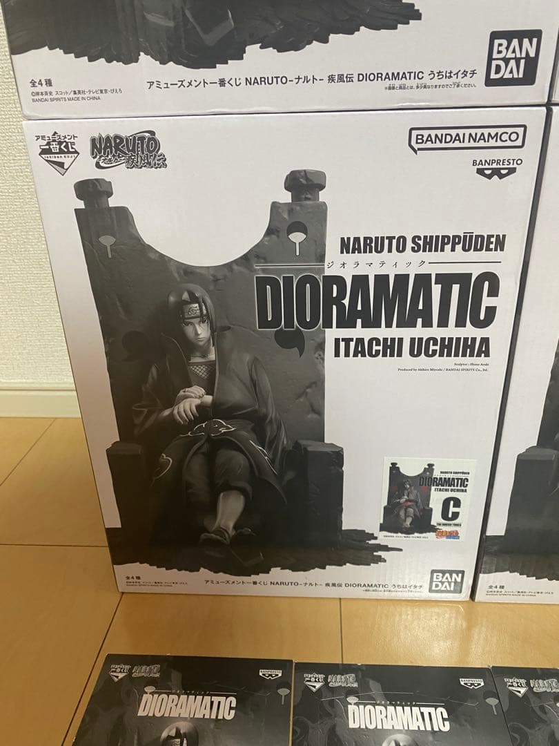 【未開封】NARUTO うちはイタチ　ジオラマティックABCD賞 4種 半券