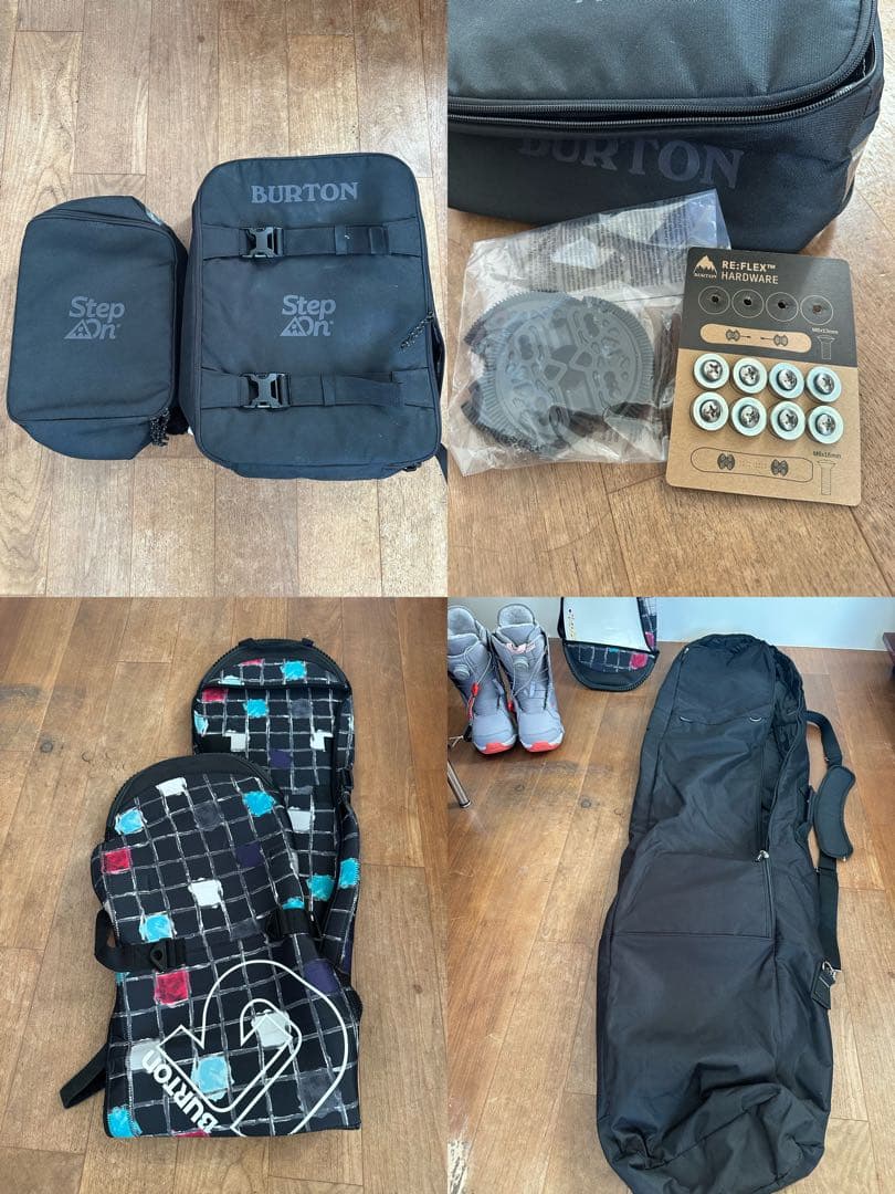 BURTON スノーボードとブーツセット ステップオン　レディース