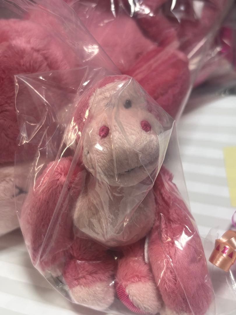 ニキ NICI ピンク ゴリラ ペンケース キーホルダー ラッピング付き