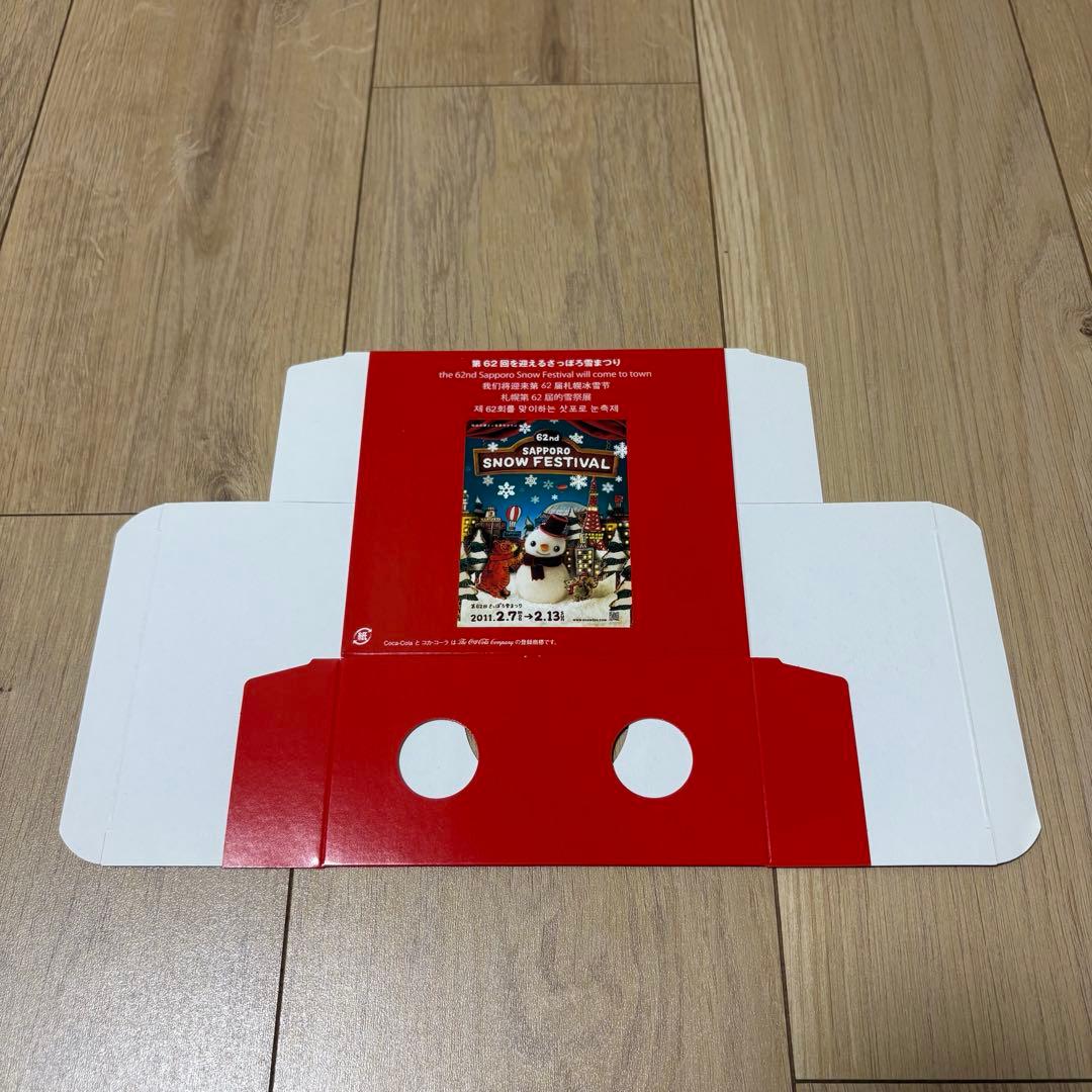 コカコーラ第62回札幌雪まつり缶BOX 未使用品
